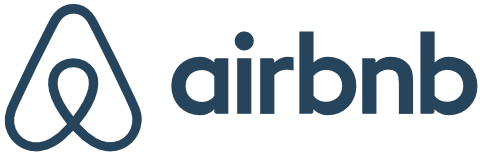 Airbnb logo. Clearwater property management services by iTrip include listing properties on Aribnb.